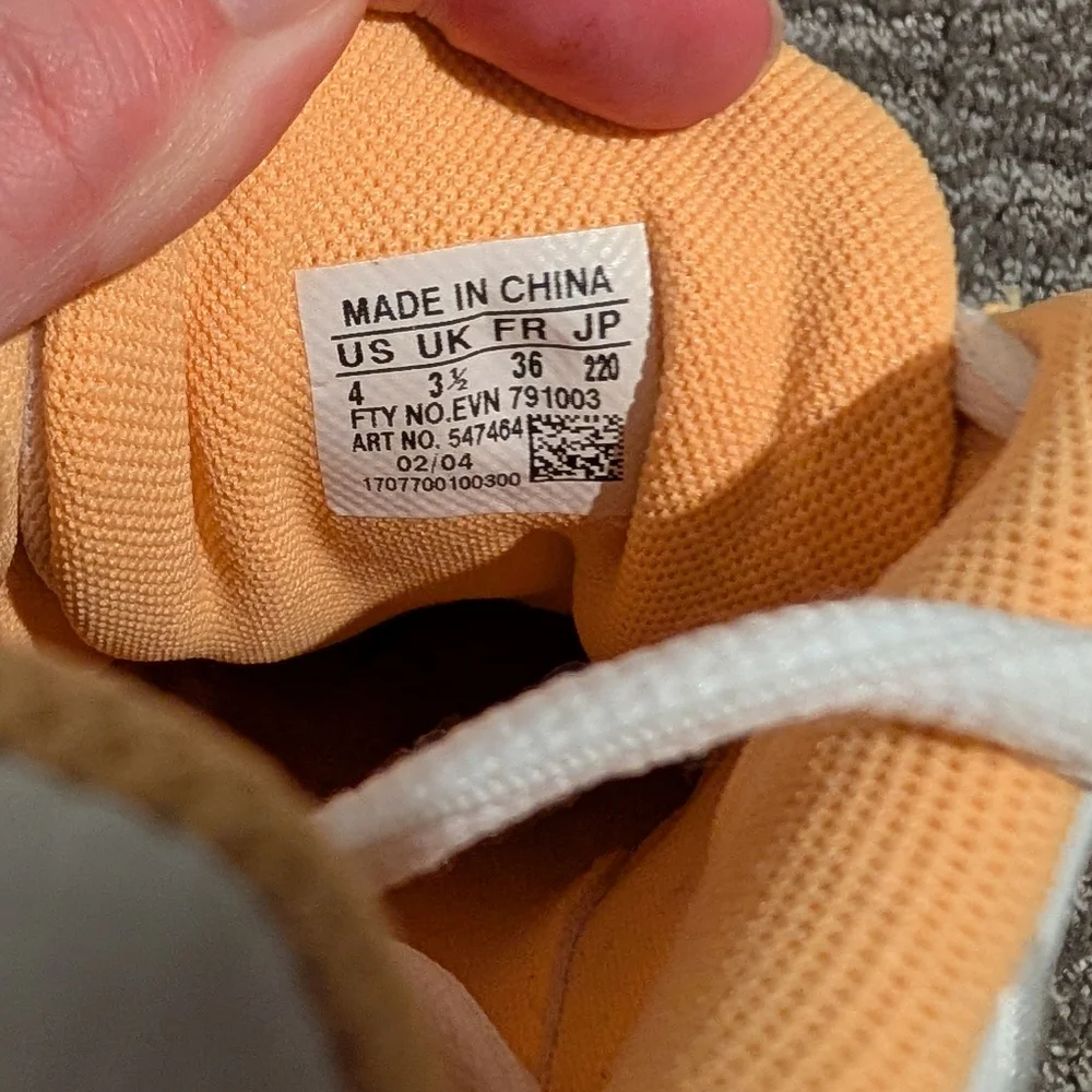 Vintage Adidas Brady K Custard Yellow/White/Navy Three Stripe Golf Shoes 547464 - Picture 9 of 11